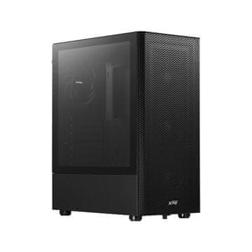 XPG XPG VALOR MESH Midi Tower – črno ohišje s stekleno stranico