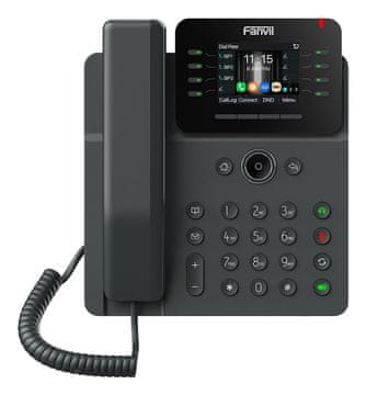 Fanvil Fanvil V62G IP telefon črn 12 linij LCD, PoE
