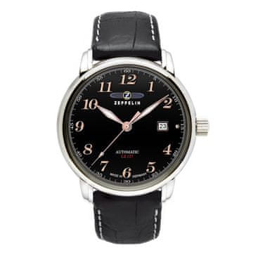 ZEP Zeppelin LZ127 7656-2 Automatik Ura, 42 mm, usnjen pas
