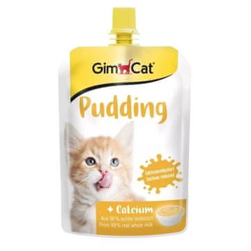 GMC GIMCAT Pudding, mlečni poslastica za mačke, 150g