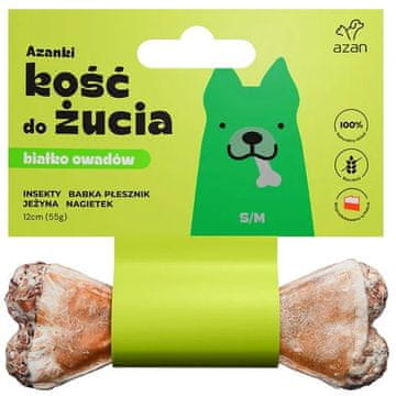 slomart AZANKI kost s hroščki in robidnicami S/M (12 cm)