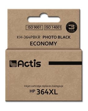 ACS Actis KH-364PBKR črnilna kartuša (nadomestilo za HP 364XL CB322EE; Standard; 12 ml; fotografska črna)