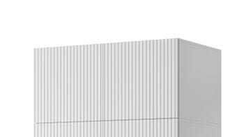 slomart CMM PAFOS NAD 2D BI omara 90x55.5x45 cm, 2 vrata, bela mat