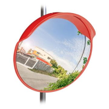 Northix Prometno ogledalo 60 cm rdeče