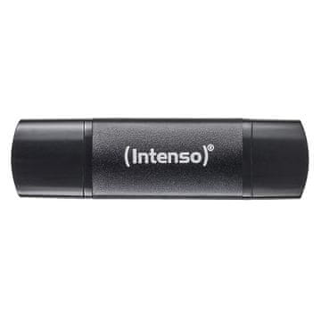 Čištín Intenso 3544492 256 GB USB ključek USB Type-A / USB Type-C 3.2 Gen 1 Aluminij Črna