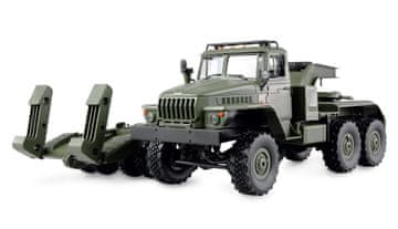 slomart Amewi Ural B36 RC vojaški tovornjak, električni motor, 1:16, zelena