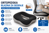 Malatec Ortopedska blazina za sedenje iz spominske pene – ergonomska sedežna blazina za stol in avto