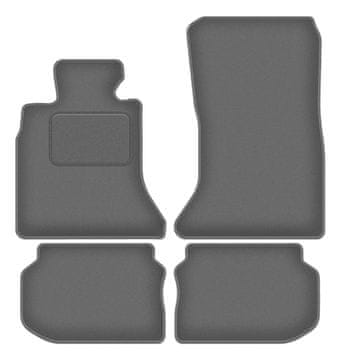 Velur grafitne avto preproge za: BMW 5 F10 limuzina (2010-2013)