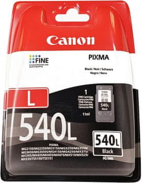 CAN Originalna črna kartuša Canon PG-540L, standardna, 11 ml