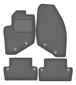 Velur grafitne avto preproge za: Volvo S60 I liftback (2000-2009)