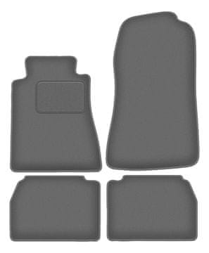 Velur grafitne avtotesnine za: Mercedes C 190 W201 limuzina (1982-1993)