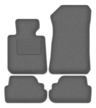 Velur grafitne avto preproge za: BMW 1 E81 kombilimuzina (2004-2011)