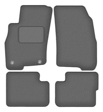 Velur grafitne preproge za: Fiat Grande Punto hatchback (2005-2009)