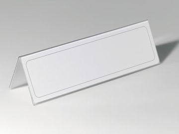 Durable Durable 8053-19 ploščica za ime, A4, prozorna, 25 kosov