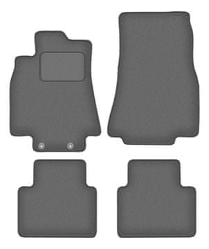 Velur grafitne avtotesnine za: Mercedes B-razred W245 kombilimuzina (2005-2011)