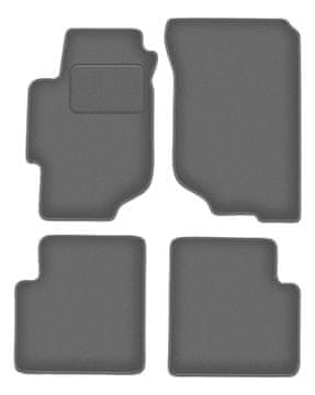 Velur grafitne avto preproge za: Honda Accord VI karavan, limuzina, Type-R (1997-2002)