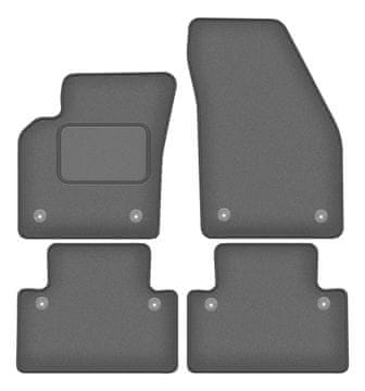 Velur grafitne avto preproge za: Volvo V50 karavan (2004-2012)
