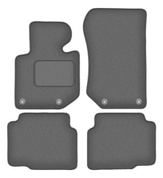 Velur grafitne avtotesnine za: BMW 3 E36 compact, coupe, limuzina, karavan, touring (1991-2000)