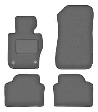 Velur grafitne avto preproge za: BMW 3 E90 xDrive limuzina (2004-2011)