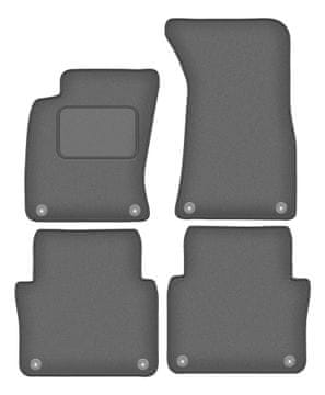 Velur grafitne avto preproge za: Audi A8 D3 limuzina (2002-2009)