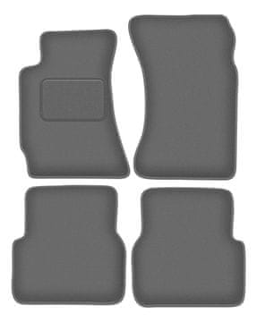 Velur grafitne avto preproge za: Subaru Forester II SUV (2002-2008)