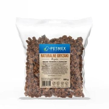 slomart PETMEX Jagnječji trening priboljški - Pasja poslastica, 500 g