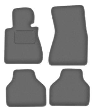 Velur grafitne avto preproge za: BMW 7 E65 limuzina (2001-2008)