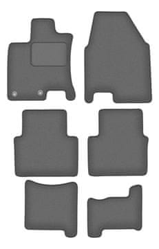 Velur grafitne avtotesnine za: Nissan Qashqai +2 crossover (2008-2013)