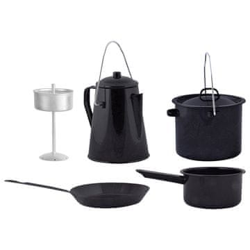 Esschert Design Esschert Design FF215 set posode za kampiranje, črn