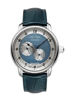 ZEP Zeppelin Friedrichshafen 85683 moška ura, 40mm, črna, usnjen pas