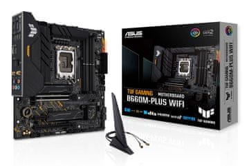 ASUS TUF GAMING B660M-PLUS WIFI matična plošča, Intel B660, LGA 1700, micro ATX