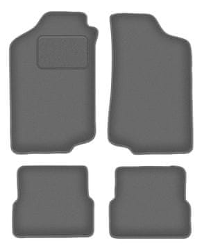 Velur grafitne avto preproge za: Volkswagen Jetta II limuzina (1984-1992)