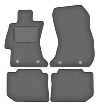Velur grafitne avto preproge za: Subaru Outback V karavan (2014-)