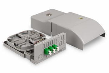 Digitus Digitus DN-40110 FTTH razdelilna enota, 3 x LC/APC duplex, siva
