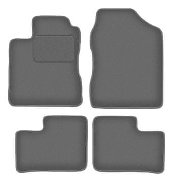 Velur grafitne preproge za: Daihatsu Cuore VI hatchback (2003-2007)