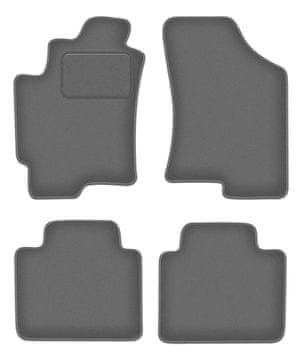 Velur grafitne avtotesnine za: Hyundai Elantra III limuzina (2000-2006)