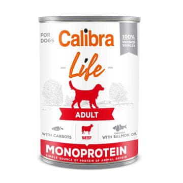 Calibra CALIBRA Adult Beef with carrots - mokra hrana za pse, 400g