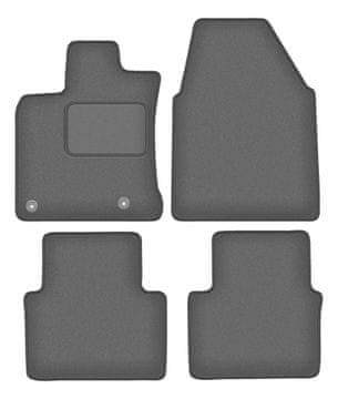 Velur grafitne avtotesnine za: Nissan Qashqai I J10 (široki) crossover (2007-2013)