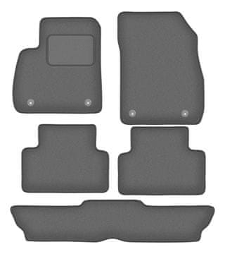Velur grafitne avtotesnine za: Opel Zafira C 7 sedežev (2012-2019)