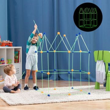 InnovaGoods Otroški komplet za gradnjo trdnjave Archikitt InnovaGoods 85 kosov