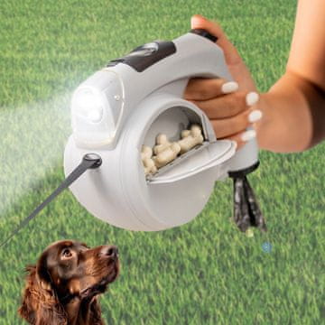 InnovaGoods 6-v-1 zložljiv pasji povodec Leashic InnovaGoods