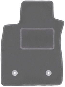 Žametna preproga za voznika za: Real Thalia II limuzina (2008-2013) grafit