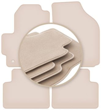 PREMIUM bež talne obloge za: Chevrolet Spark II M200 kombilimuzina 2005-2009