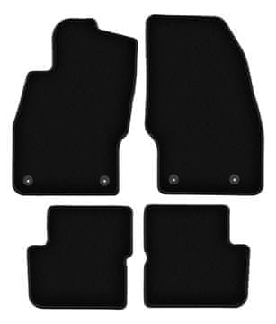 Črne velur preproge BASIC za: Opel Corsa D kombilimuzina (2006-2015)