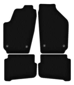 Osnovne črne velur preproge za: Seat Ibiza III 6L kombilimuzina (2002-2008)