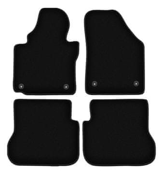 Črne velur preproge BASIC za: Volkswagen Caddy 2K FL enoprostorec (2010-2015)