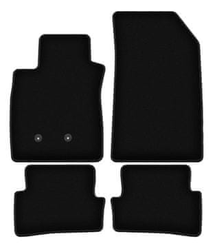 Črne velur preproge BASIC za: Renault Clio III grandtour, karavan, hatchback (2005-2012)