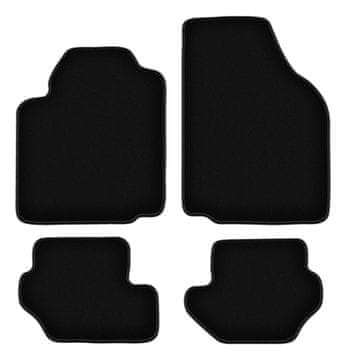 Črne velur preproge BASIC za: Ford Fiesta MK4 kombilimuzina (1995-1999)