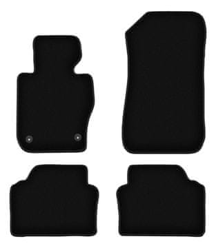Črne velur preproge BASIC za: BMW 3 E90 xDrive limuzina (2004-2011)