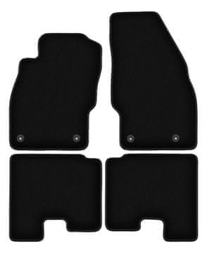 Črne velur preproge BASIC za: Opel Adam kombilimuzina (2012-)